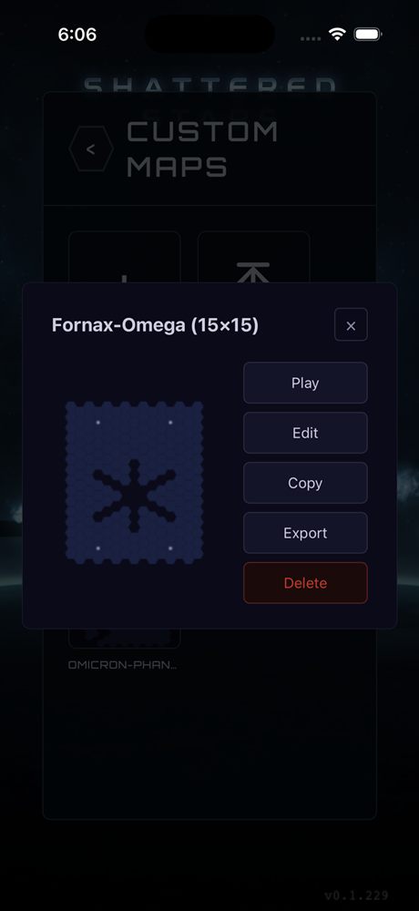 Custom map editor and map library
